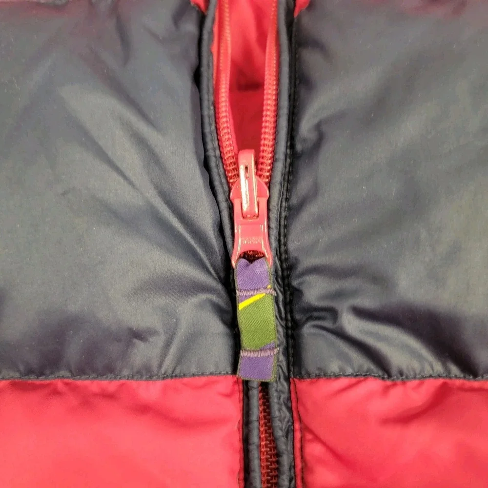 Polo‎ Ralph Lauren Girls 12-14 Puffer Vest Down Feather Fill Reversable Crest